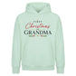 Our First Holiday As Grandma Christmas Oversized Hoodie