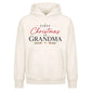 Our First Holiday As Grandma Christmas Oversized Hoodie