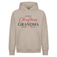 Our First Holiday As Grandma Christmas Oversized Hoodie