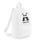 Personalised Panda Kids Backpack with Custom Name - Small Size