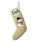 Custom Snowman for Family Christmas Stocking
