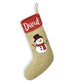 Custom Snowman for Family Christmas Stocking