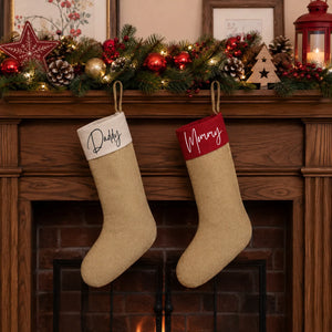 Custom Name for Family Christmas Stocking