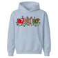 Festive Ho Ho Ho Santa Reindeer Elf Christmas Kids Hoodie