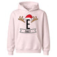 Custom Initial And Name Christmas Kids Hoodie