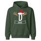 Custom Initial And Name Christmas Kids Hoodie