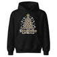 Leopard Print Christmas Tree Graphic Kids Hoodie