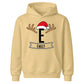 Custom Initial And Name Christmas Kids Hoodie