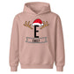 Custom Initial And Name Christmas Kids Hoodie