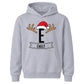 Custom Initial And Name Christmas Kids Hoodie