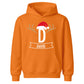Custom Initial And Name Christmas Kids Hoodie