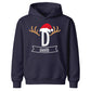 Custom Initial And Name Christmas Kids Hoodie