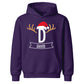 Custom Initial And Name Christmas Kids Hoodie