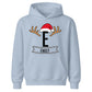 Custom Initial And Name Christmas Kids Hoodie