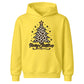 Leopard Print Christmas Tree Graphic Kids Hoodie