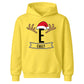 Custom Initial And Name Christmas Kids Hoodie