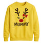 Cute Reindeer Mummy Christmas Unisex Sweatshirt