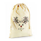 Custom Name Reindeer Baubles Christmas Santa Sack