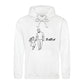 Papa Daughter Love Line Art Hoodie father day hoodie