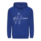 Papa Daughter Love Line Art Hoodie father day hoodie