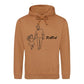 Papa Daughter Love Line Art Hoodie father day hoodie