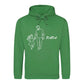 Papa Daughter Love Line Art Hoodie father day hoodie