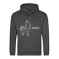 Papa Daughter Love Line Art Hoodie father day hoodie