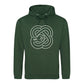 Worlds Best Dad Fathers Day Papa Fist Strength Celtic Knot Bold Father's Day Hoodie - Gift for Dad UK