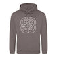 Worlds Best Dad Fathers Day Papa Fist Strength Celtic Knot Bold Father's Day Hoodie - Gift for Dad UK