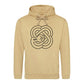 Worlds Best Dad Fathers Day Papa Fist Strength Celtic Knot Bold Father's Day Hoodie - Gift for Dad UK