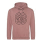 Worlds Best Dad Fathers Day Papa Fist Strength Celtic Knot Bold Father's Day Hoodie - Gift for Dad UK