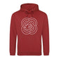 Worlds Best Dad Fathers Day Papa Fist Strength Celtic Knot Bold Father's Day Hoodie - Gift for Dad UK