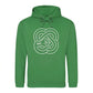 Worlds Best Dad Fathers Day Papa Fist Strength Celtic Knot Bold Father's Day Hoodie - Gift for Dad UK