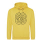 Worlds Best Dad Fathers Day Papa Fist Strength Celtic Knot Bold Father's Day Hoodie - Gift for Dad UK