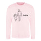 Papa Girl Walk Love father day sweatshirt