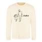Papa Girl Walk Love father day sweatshirt