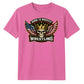 Patriot Born to Wrestle Skull Tee Wrestling unisex t-shirt
