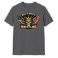 Patriot Born to Wrestle Skull Tee Wrestling unisex t-shirt