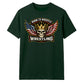 Patriot Born to Wrestle Skull Tee Wrestling unisex t-shirt