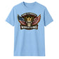 Patriot Born to Wrestle Skull Tee Wrestling unisex t-shirt