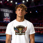 Patriot Born to Wrestle Skull Tee Wrestling unisex t-shirt