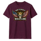 Patriot Born to Wrestle Skull Tee Wrestling unisex t-shirt