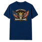 Patriot Born to Wrestle Skull Tee Wrestling unisex t-shirt