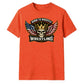 Patriot Born to Wrestle Skull Tee Wrestling unisex t-shirt