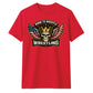 Patriot Born to Wrestle Skull Tee Wrestling unisex t-shirt