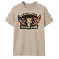 Patriot Born to Wrestle Skull Tee Wrestling unisex t-shirt