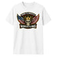 Patriot Born to Wrestle Skull Tee Wrestling unisex t-shirt