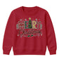 Patterned Merry Christmas Tree Christmas Kids Sweatshirt