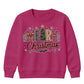 Patterned Merry Christmas Tree Christmas Kids Sweatshirt