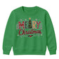 Patterned Merry Christmas Tree Christmas Kids Sweatshirt